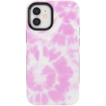 Down for Whatever | Light Pink Tie Dye Case iPhone Case get.casely Bold iPhone 12 Mini 