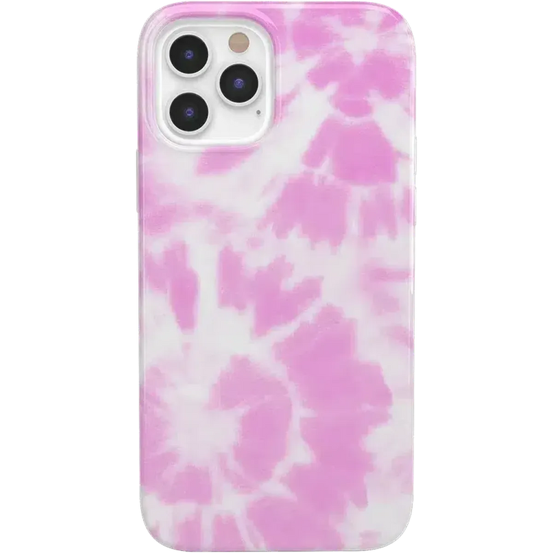 Down for Whatever | Light Pink Tie Dye Case iPhone Case get.casely Classic iPhone 12 Pro 
