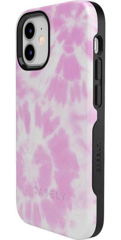 Down for Whatever | Light Pink Tie Dye Case iPhone Case get.casely 