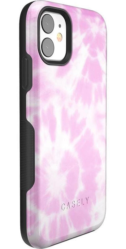 Down for Whatever | Light Pink Tie Dye Case iPhone Case get.casely 