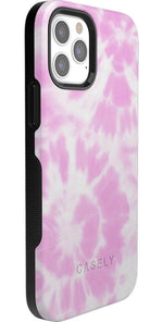 Down for Whatever | Light Pink Tie Dye Case iPhone Case get.casely 