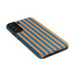 Go New York | Blue & Orange Stripes Case