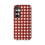 Checked Twice | Red Plaid Case
