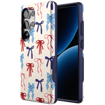 American Girlie | Red White & Blue Bows Case