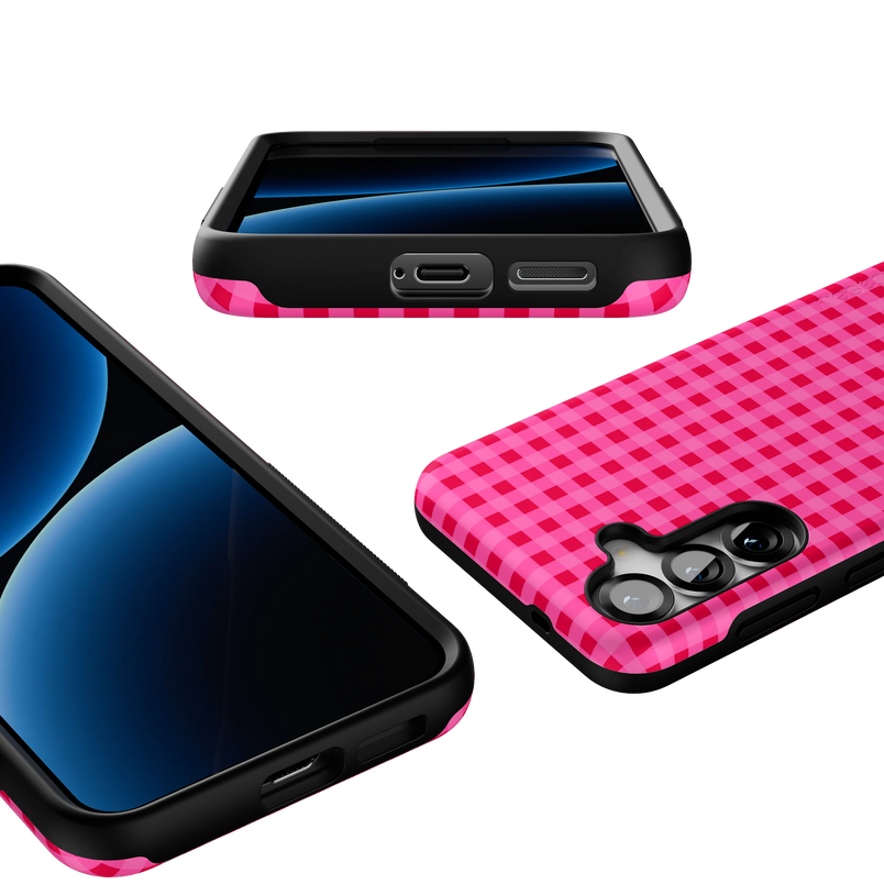 Sweet Jam | Hot Pink Gingham Case