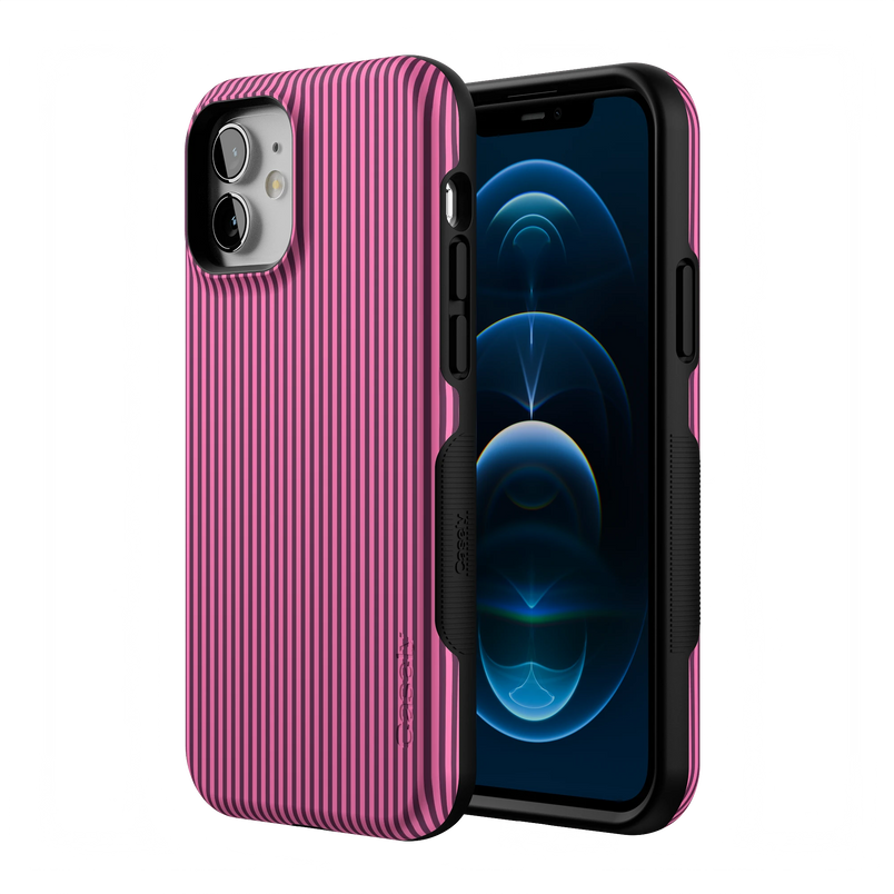Stripes and the City | Pink & Purple Pinstripe Case
