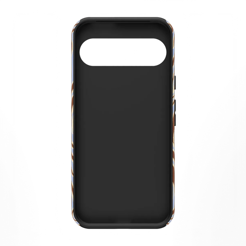 Untamed | Brown & Blue Zebra Case
