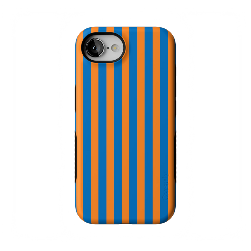 Go New York | Blue & Orange Stripes Case - iPhone 16E