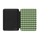 Checked Twice | Green Plaid Kindle Case