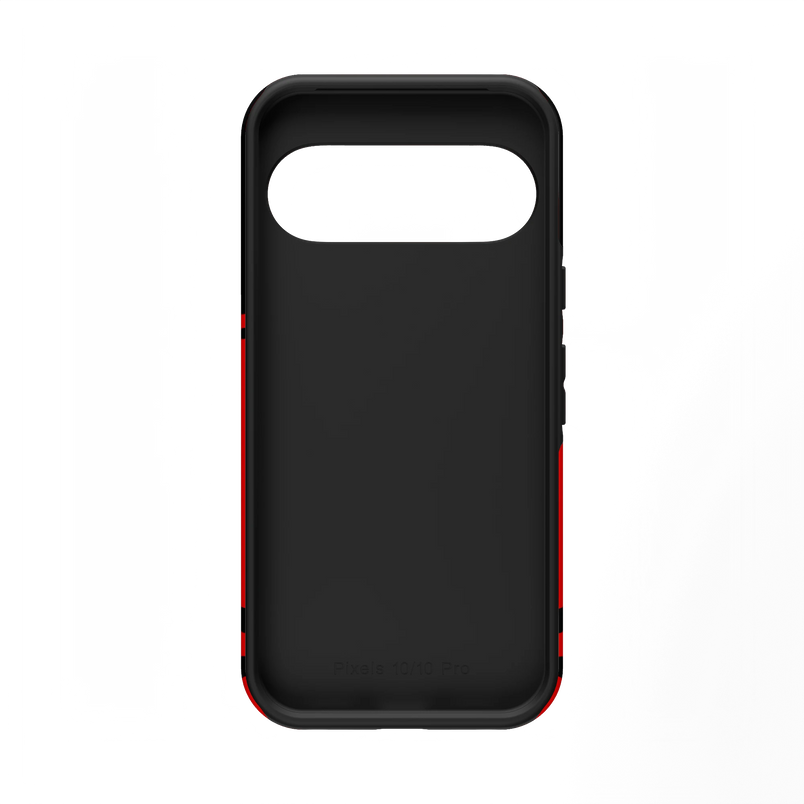 Storm Warning | Black & Red Stripes Case