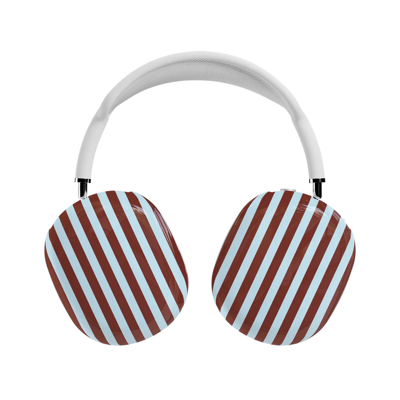 Sunday in Brooklyn | Blue Stripes AirPods Max Case