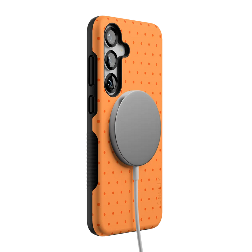 On the Dot | Orange Polka Dot Case