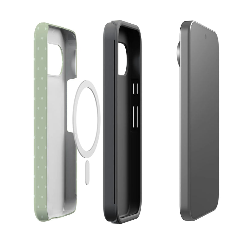 On the Dot | Green Polka Dot Case