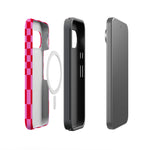 Vibe Check | Pink Checkerboard Case
