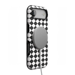 Salem's Hex | Black & White Checkered Case