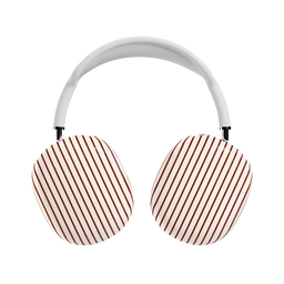 Merlot Stripes | Tiny Lines AirPods Max Case