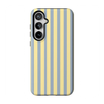 Coastline Stripes | Blue & Yellow Case - Galaxy S24 Plus