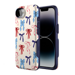 American Girlie | Red White & Blue Bows Case