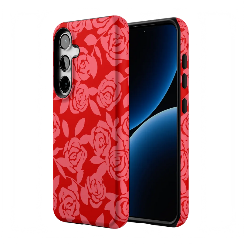 Final Rose | Red & Pink Floral Case