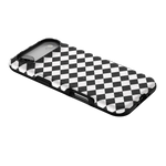 Salem's Hex | Black & White Checkered Case