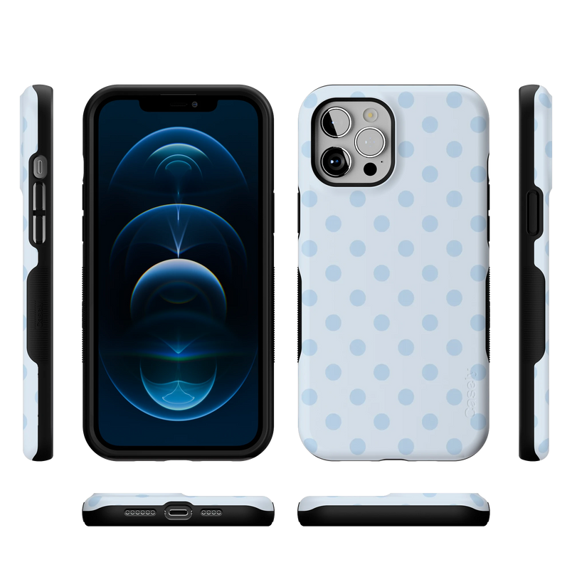 Spotted in SoHo | Light Blue Polka Dot Case