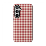 Sweet Jam | Red Gingham Case - Galaxy S24 Plus