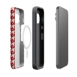 Scarlet Stitch | Red Houndstooth Case
