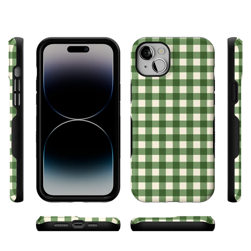 Checked Twice | Green Plaid Case