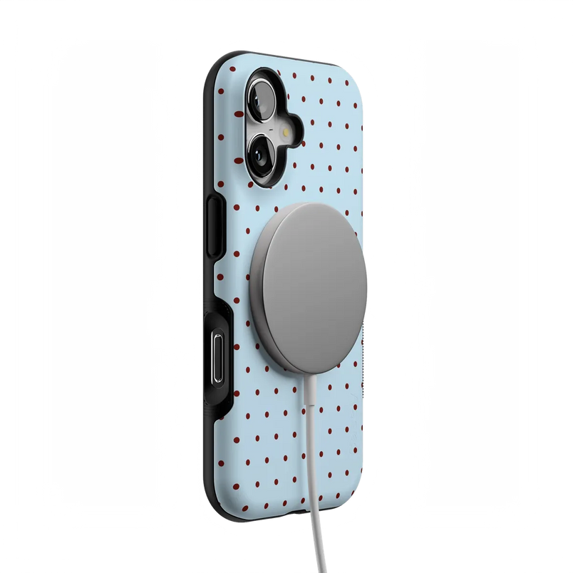 On the Dot | Blue Polka Dot Case