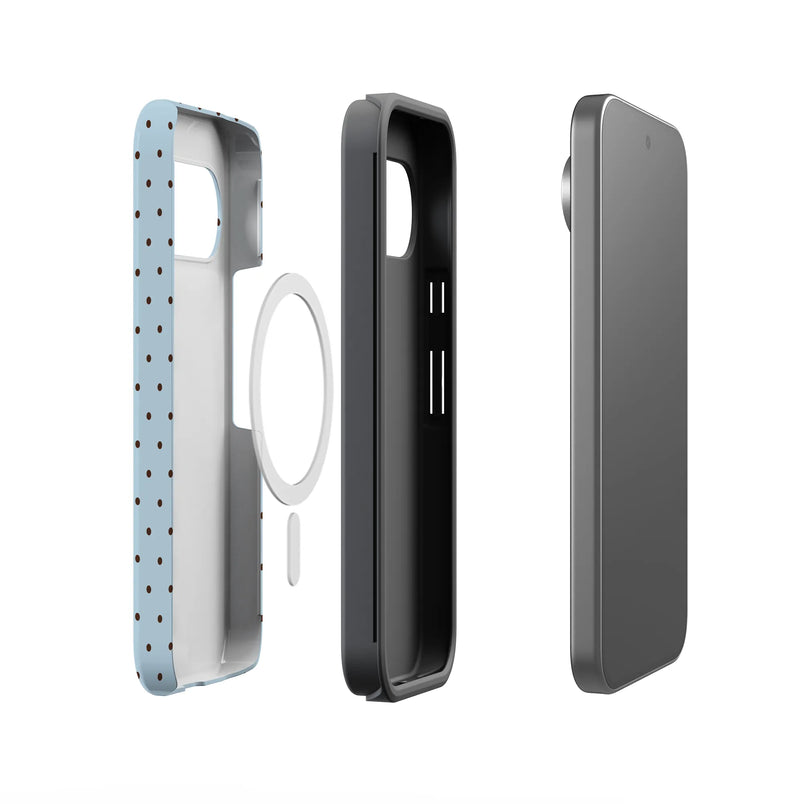 On the Dot | Blue Polka Dot Case