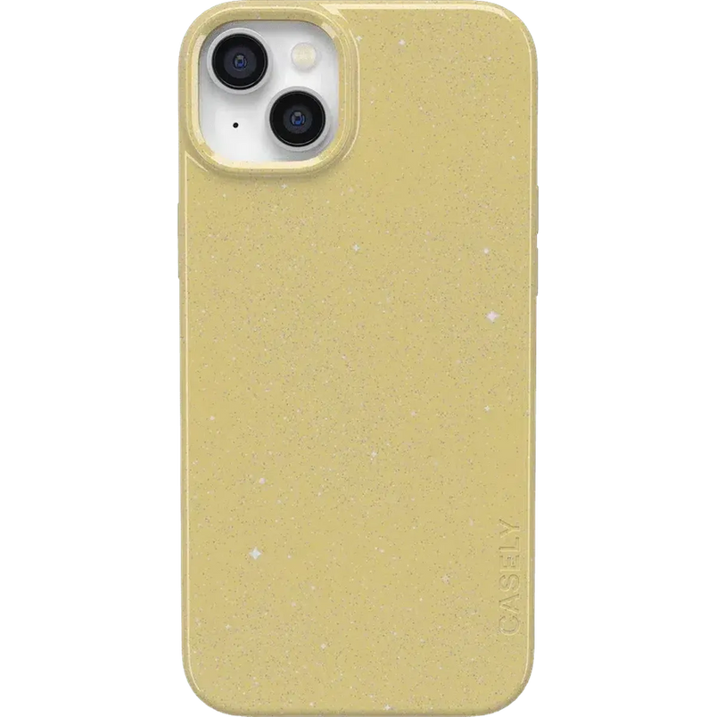 Early Riser | Yellow Pastel Shimmer Case iPhone Case get.casely Classic + MagSafe® iPhone 14 Plus 