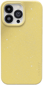 Early Riser | Yellow Pastel Shimmer Case iPhone Case get.casely Classic + MagSafe® iPhone 14 Pro Max 