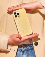 Early Riser | Yellow Pastel Shimmer Case iPhone Case get.casely 