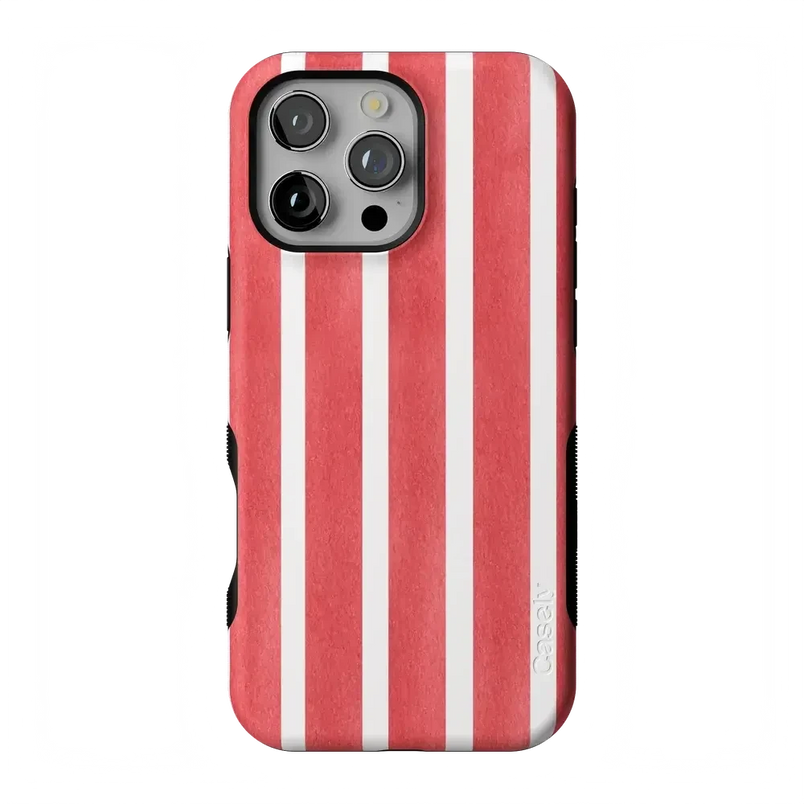 East Coast Summer | Red Stripes Case Phone Case Casetry Bold Flex + MagSafe® iPhone 16 Pro Max 