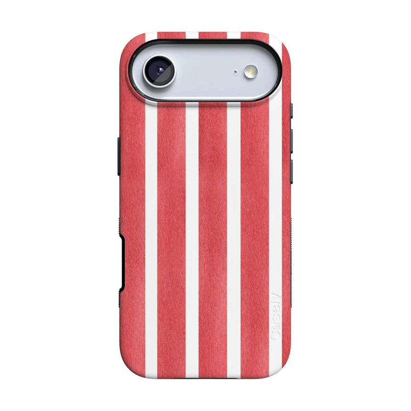 East Coast Summer | Red Stripes Case Phone Case Casetry Bold Flex + MagSafe® iPhone 17 Air 