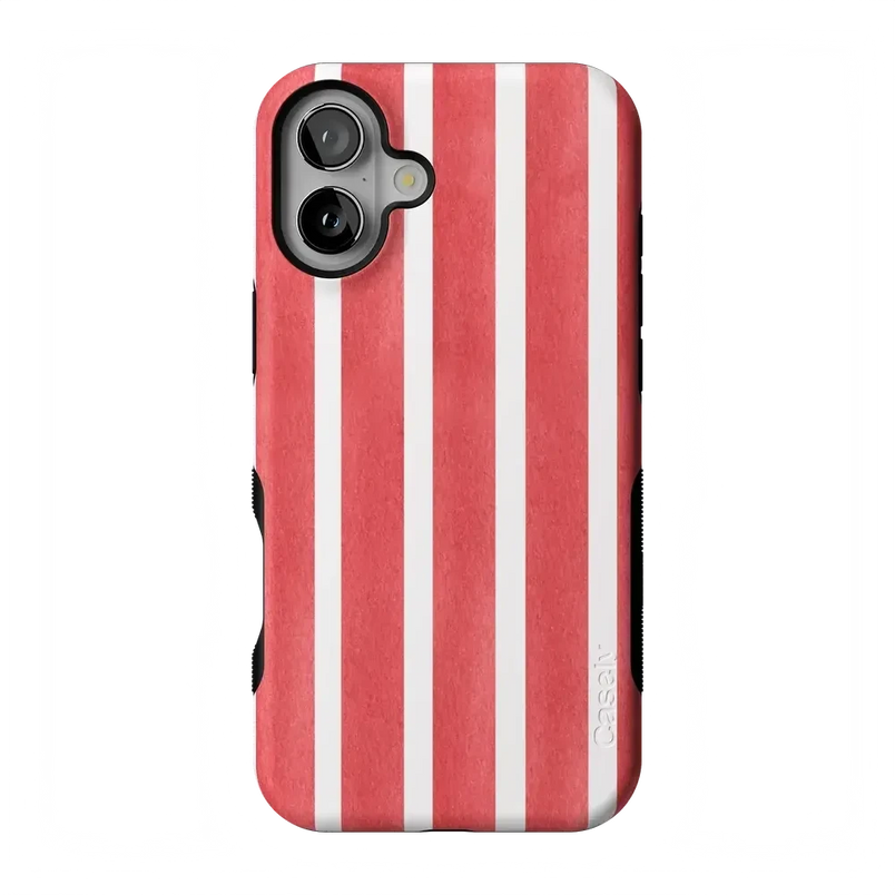 East Coast Summer | Red Stripes Case Phone Case Casetry Bold Flex + MagSafe® iPhone 17 
