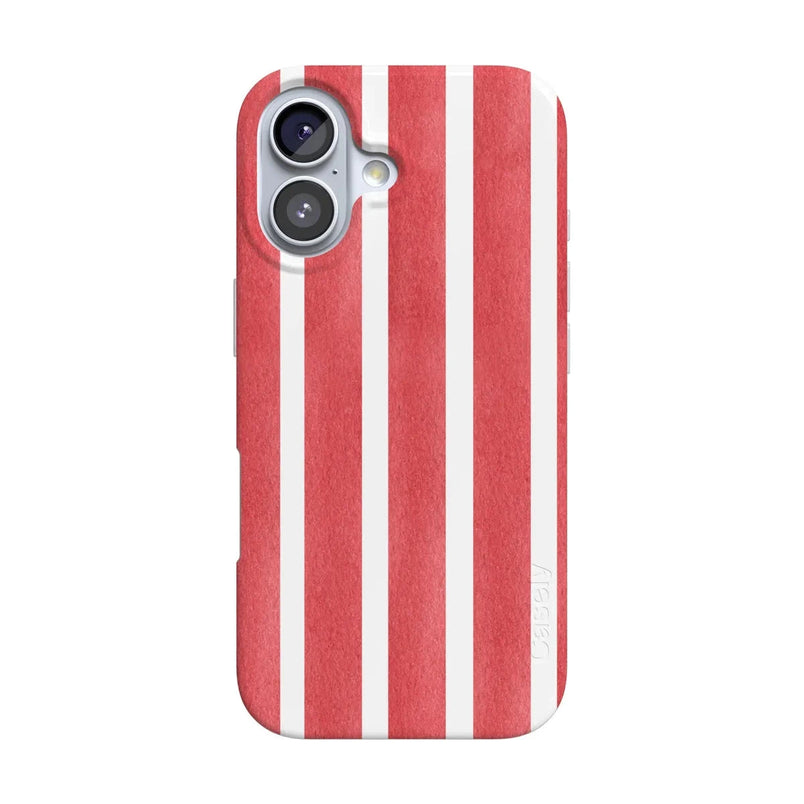 East Coast Summer | Red Stripes Case Phone Case Casetry Classic + MagSafe® iPhone 17 