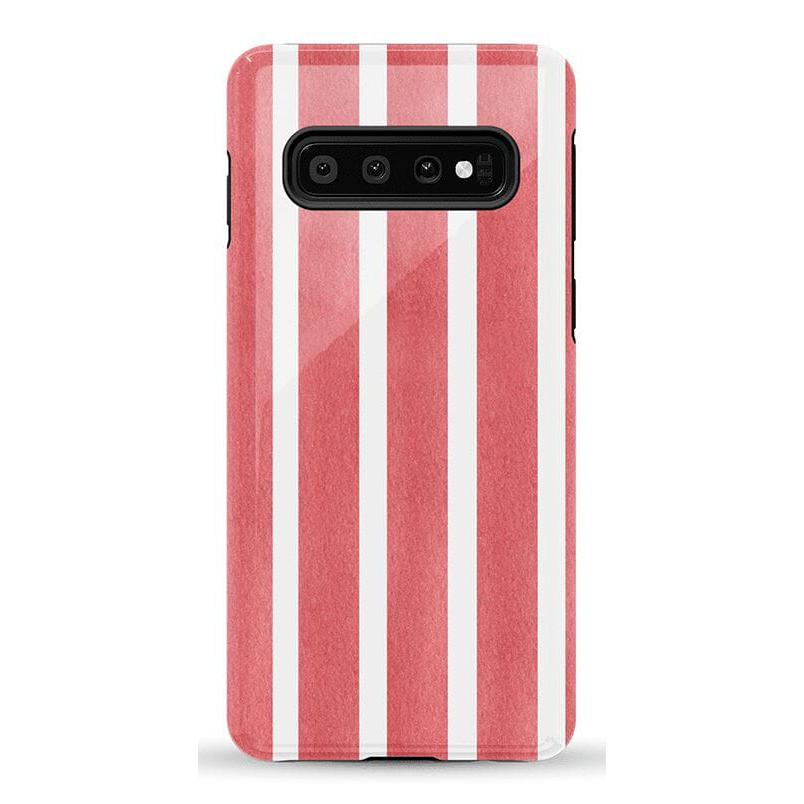 East Coast Summer | Red Stripes Case Phone Case Casetry Essential Galaxy S10