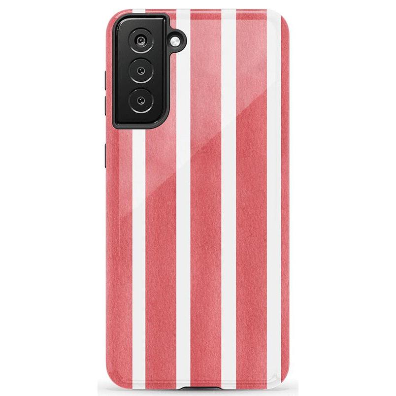 East Coast Summer | Red Stripes Case Phone Case Casetry Essential Galaxy S21 Plus