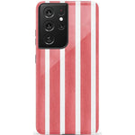 East Coast Summer | Red Stripes Case Phone Case Casetry Essential Galaxy S21 Ultra