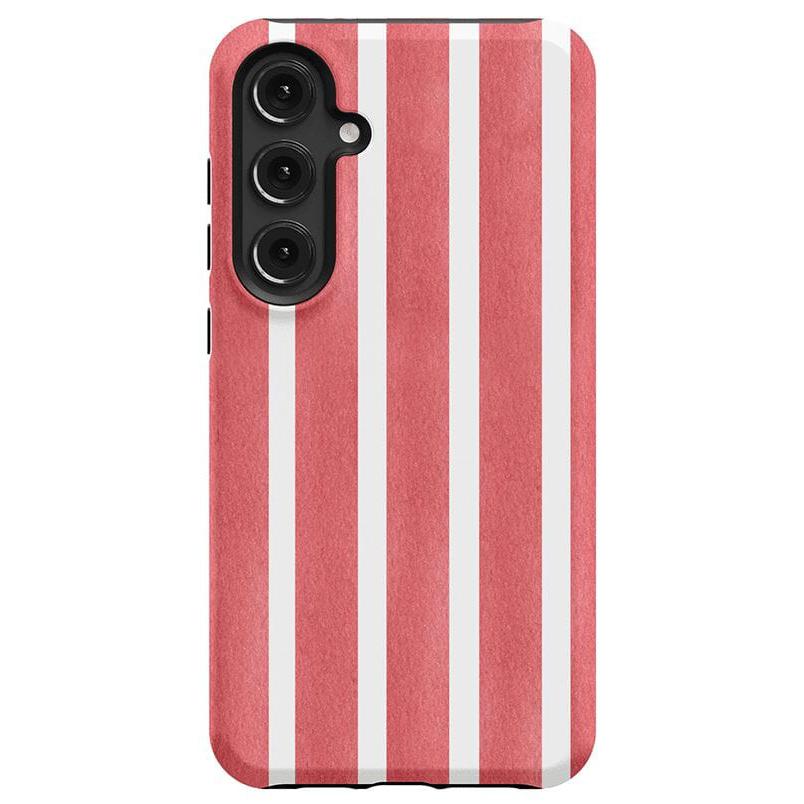 East Coast Summer | Red Stripes Case Phone Case Casetry Essential Galaxy S24 Plus