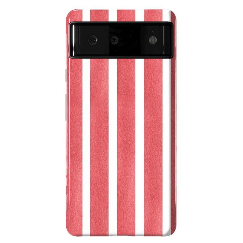 East Coast Summer | Red Stripes Case Phone Case Casetry Essential Google Pixel 6