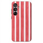 East Coast Summer | Red Stripes Case Phone Case Casetry Essential + MagSafe® Galaxy S25 Plus