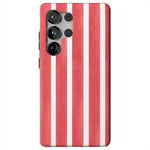 East Coast Summer | Red Stripes Case Phone Case Casetry Essential + MagSafe® Galaxy S25 Ultra