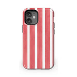 East Coast Summer | Red Stripes Case Phone Case Casetry Essential + MagSafe® iPhone 12 Mini