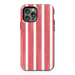 East Coast Summer | Red Stripes Case Phone Case Casetry Essential + MagSafe® iPhone 12 Pro