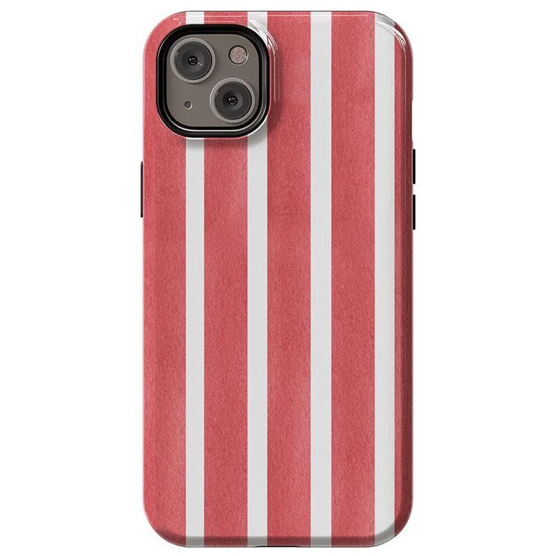 East Coast Summer | Red Stripes Case Phone Case Casetry Essential + MagSafe® iPhone 14 Plus