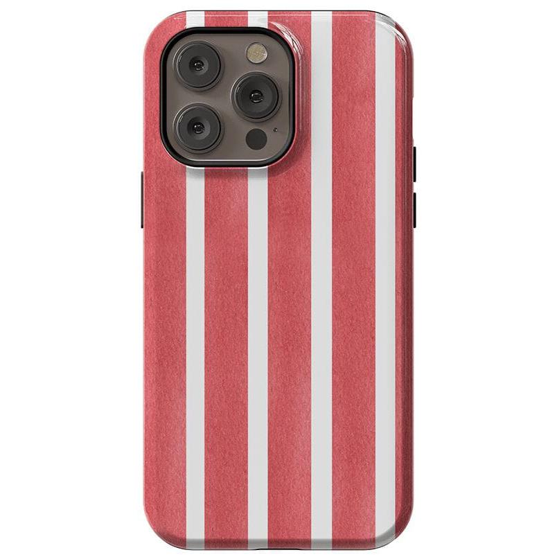 East Coast Summer | Red Stripes Case Phone Case Casetry Essential + MagSafe® iPhone 14 Pro Max