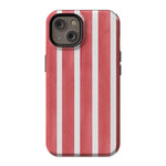 East Coast Summer | Red Stripes Case Phone Case Casetry Essential + MagSafe® iPhone 14