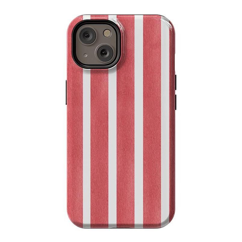 East Coast Summer | Red Stripes Case Phone Case Casetry Essential + MagSafe® iPhone 14